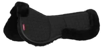 Image de Tapis de selle LeMieux Merino+ ProSorb 3 Pocket, couleur : noir/noir, taille : L