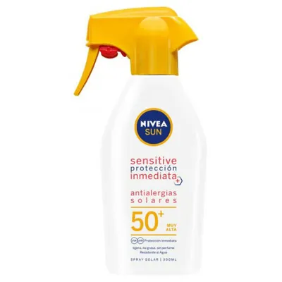 Produktbild von Nivea - Sonnenspray Sensibler Sofortschutz SPF50 - 270ml