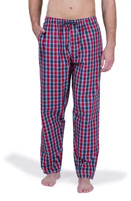Produktbild von Moonline - Herren Webhose Freizeithose Loungewear aus 100% Baumwolle ; blau , 54/56