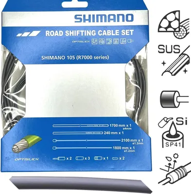 Produktbild von Shimano Schaltzug-Set Road OT-SP41 Optislick grau