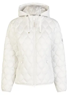 Produktbild von Barbara Lebek Damen Steppjacke mit Kapuze offwhite
