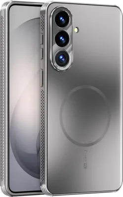 Produktbild von MagSafe Handy Hülle für Samsung Galaxy S26 mit Linsenschutz & Belüftung Silber