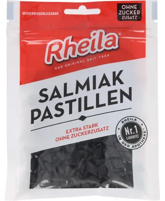 Zdjęcie produktu dla Rheila Salmiak pastylki bez cukru 90 g