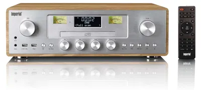 Produktbild von Imperial DABMAN280CDWDSI - All-in-One-Audiosystem mit DAB+/FM-Radio, Bluetooth®, CD-Player, USB und ASA-Funktion - Holz/Silber