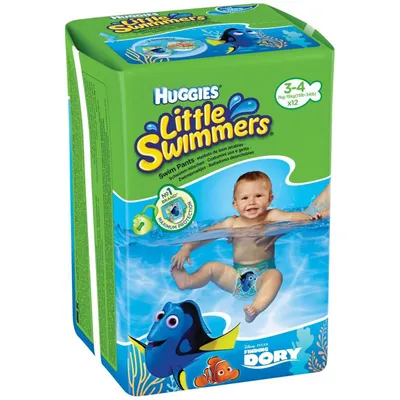 Zdjęcie produktu dla Pieluszki do pywania Little Swimmers 12 sztuk Huggies - Disney