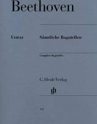 Obrázok produktu pre Sämtliche Bagatellen. Klavier: Besetzung: Klavier zu zwei Händen (G. Henle Urtext-Ausgabe)