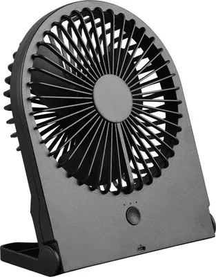 Image de Ventilateur de bureau avec fonction d'orientation et port USB