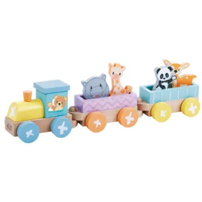 Immagine prodotto di Treno degli animali in legno Studio Circus