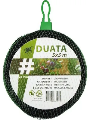 Productafbeelding van Plena Tuinnet zwart vogelnet | 28 x 28 mm 5x5 Meter
