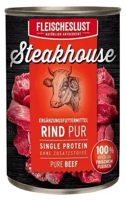 Image de Conserve STEAKHOUSE - 100 % viande bovine 800 g