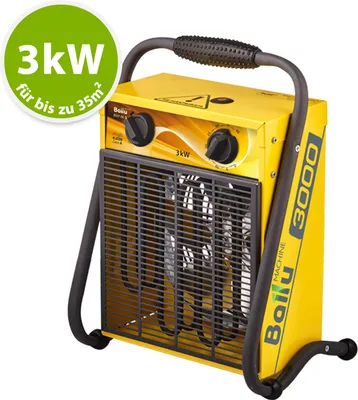 Produktbild von Ballu Elektro-Heizlüfter M-3 / 3000Watt Elektroheizung Heizstrahler Elektroheizgerät