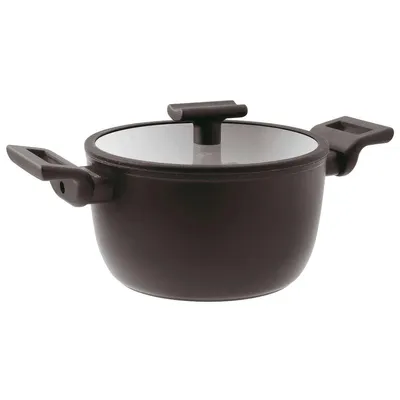 Obrázek produktu pro Sambonet Titan Pro hliníkový černý hrnec na maso 24 cm mD S0195-S00565-S1953 51047-74