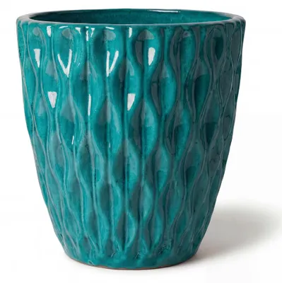 Zdjęcie produktu dla Doniczka ceramiczna Provencelia MONET Turkusowy, Ø30 cm x H30 cm, mrozoodporna