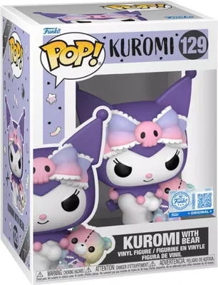 Produktbild von Funko Pop! Sanrio: Kuromi mit Bär - Hello Kitty - Vinyl Figur 129