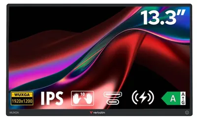 Imagen del producto de Verbatim 32087 Verbatim Portable Monitor 13,3" WUXGA Touchscreen Monitor