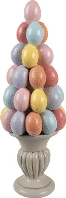 Produktbild von Clayre & Eef 6PR5213 Dekorative Osterkuchendekoration Ø 14 cm Höhe 40 cm