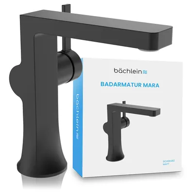 Produktbild von Bächlein Badarmatur Mara - schwarz matt