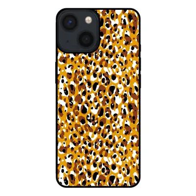Produktbild von Smartphonica Telefoonhoesje voor iPhone 13  Mini met panterprint - TPU backcover met luiaardprint - Bruin