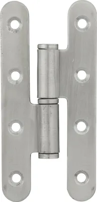 Image de Paumelle de Paris porte d'entrée / d'intérieur, 110x55x2.5mm, inox, gauche - THIRARD