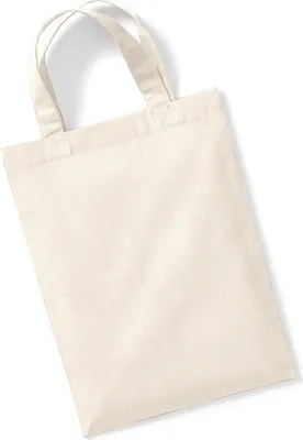 Produktbild von Westford Mill W103 | Baumwolle Party Bag for Life 19 x 25 cm - Farbe: Natural - Größe: One Size