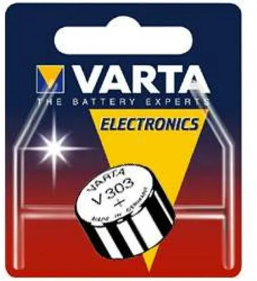 Produktbild von 303, Varta V303, SR44, SR44SW Knopfzelle für Uhren etc.