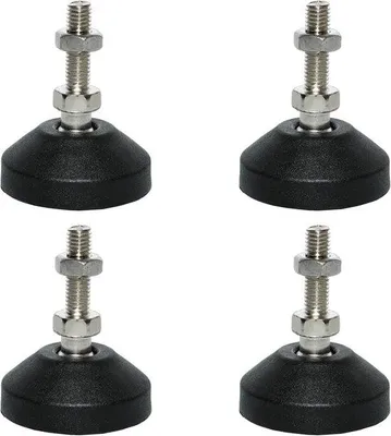 Produktbild von Famanu Verstellbare Möbelbeine M8 x 30mm - Heavy Duty Nivellierfüße für Tisch und Schreibtisch
