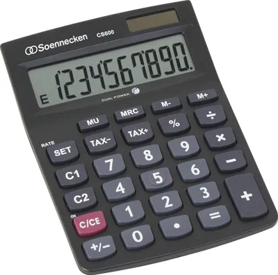 Obrázok produktu pre Soennecken Taschenrechner CS600 8661 schwarz
