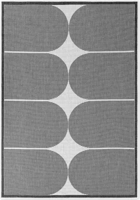 Produktbild von Hanse Home Duet In- & Outdoor Wendeteppich Bowen Schwarz Weiß
