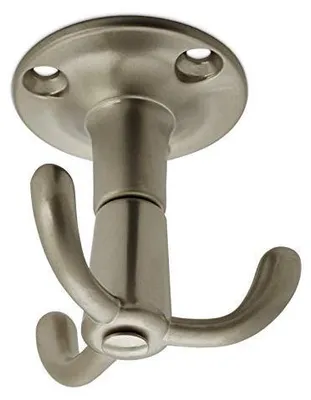 Immagine prodotto di 5 ganci a rotella per appendiabiti, dimensioni 53 x 50 mm, finitura opaca effetto acciaio inossidabile, modello Tromsø