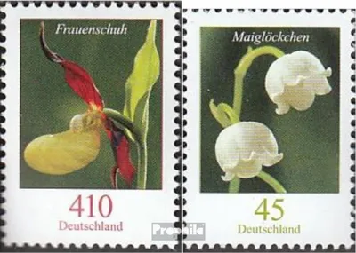 Produktbild von Briefmarken BRD (BR.Deutschland) 2010 Mi 2768,2794 (kompl.Ausg.) gestempelt Freimarke: Blumen