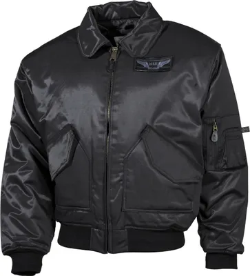 Produktbild von MFH CWU-Piloten-Jacke, schwarz,schwere Ausführung