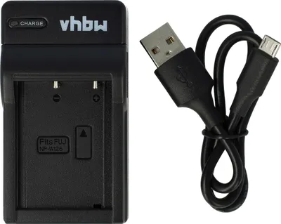 Produktbild von vhbw USB-C Ladegerät kompatibel mit Fujifilm X-T30, X-T30 II Kamera - Ladeschale + USB-C Kabel Ladeanzeige