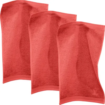 Produktbild von Möve Gästetuch Superwuschel" 3er-Pack koralle 30x50 cm"