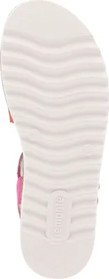 Produktbild von Remonte Damen Sandale aus Kunstleder und Textil mit Komfort und Stil D0Q55, Größe:40 EU, Farbe:Rosa