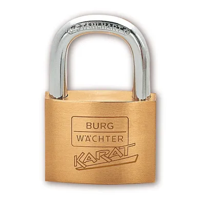 Zdjęcie produktu dla Kłódka mosiężna 217/40mm/6 kluczy Burg