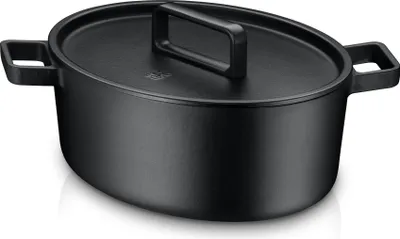 Produktbild von WMF Flavour 05.5533.4290, 8,6 l, Oval, Schwarz, Eisenguss, Schwarz, Eisenguss
