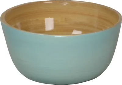 Produktbild von albert L. (punkt) L. (punkt) Bambus-Schüssel eisblau 10 x 5 cm