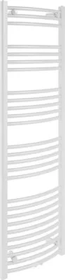 Produktbild von Designheizkörper Sanotechnik Bari gebogen 1600x600 mm weiß mit Mittelanschluss