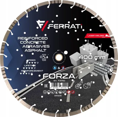 Immagine prodotto di Disco diamantato Ferrati Forza 400 mm