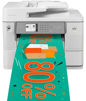 Zdjęcie produktu dla Brother MFC-J6959DW, Atramentowa, Drukowanie w kolorze, 1200 x 4800 DPI, Kopiowanie w kolorze, A3, Szary