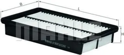 Produktbild von Luftfilter KNECHT LX 2632