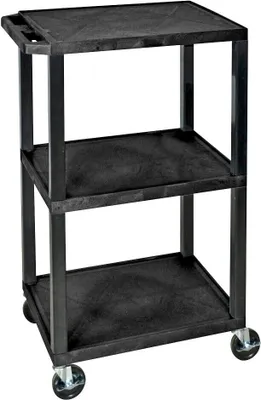 Produktbild von Etagenwagen schwarz 61,0 x 46,0 x 108,0 cm