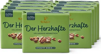 Zdjęcie produktu dla Tchibo – aromatyczna kawa mielona – 9 x 500 g (2 x 250 g)