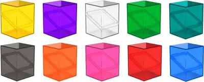 Produktbild von BUNDLE: 10x Ultimate Guard Boulder 100+ Clear - jede Farbe einmal