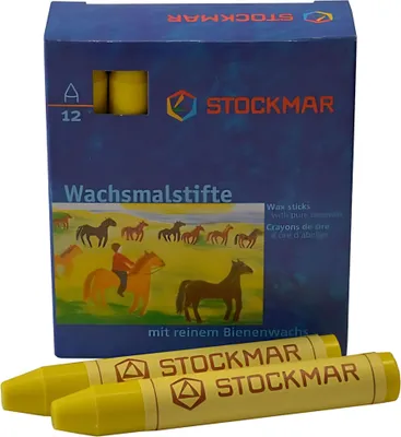 Zdjęcie produktu dla Stockmar 330-04 Kredki woskowe - złoty żółty - 12 sztuk