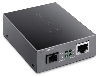 Obrázok produktu pre TP-Link TL-FC111PB-20 WDM 100 Mb/s PoE SC jednovidový mediálny konvertor