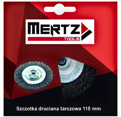 Obrázek produktu pro Mertz kotoučový kartáč se závitem 115 MM