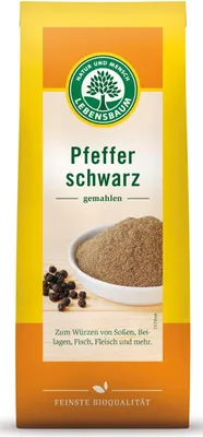 PIEPRZ CZARNY MIELONY BIO 50 g - LEBENSBAUM