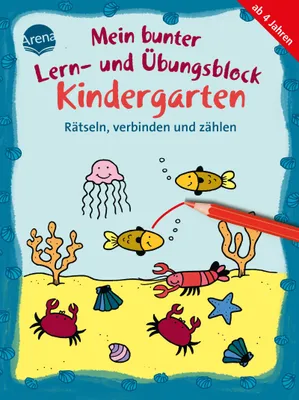 Produktbild von Mein bunter Lern- und Übungsblock Kindergarten. Rätseln, verbinden und zählen