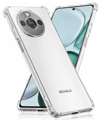 Produktbild von Techsuit Shockproof Clear Silicone Hülle für Honor X9c Smart – transparent